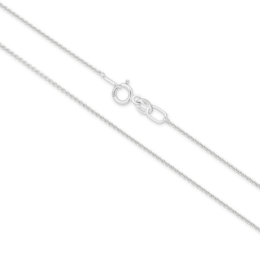 White Gold Cable Chain