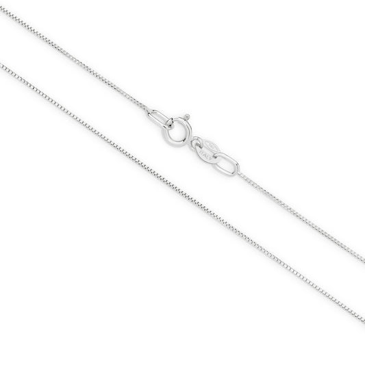 White Gold Box Chain