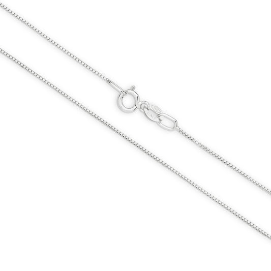 White Gold Box Chain