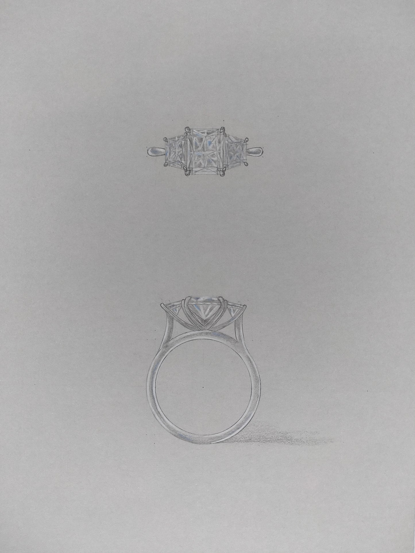 Trilogy Engagement Ring