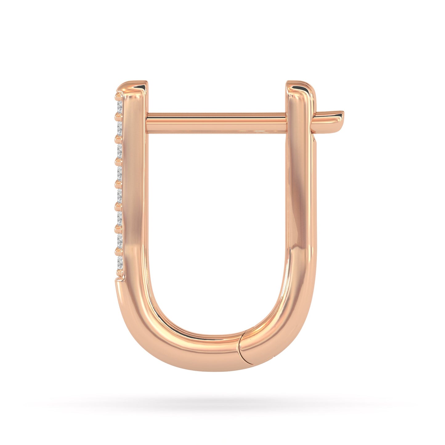 Diamond Hoop Earrings