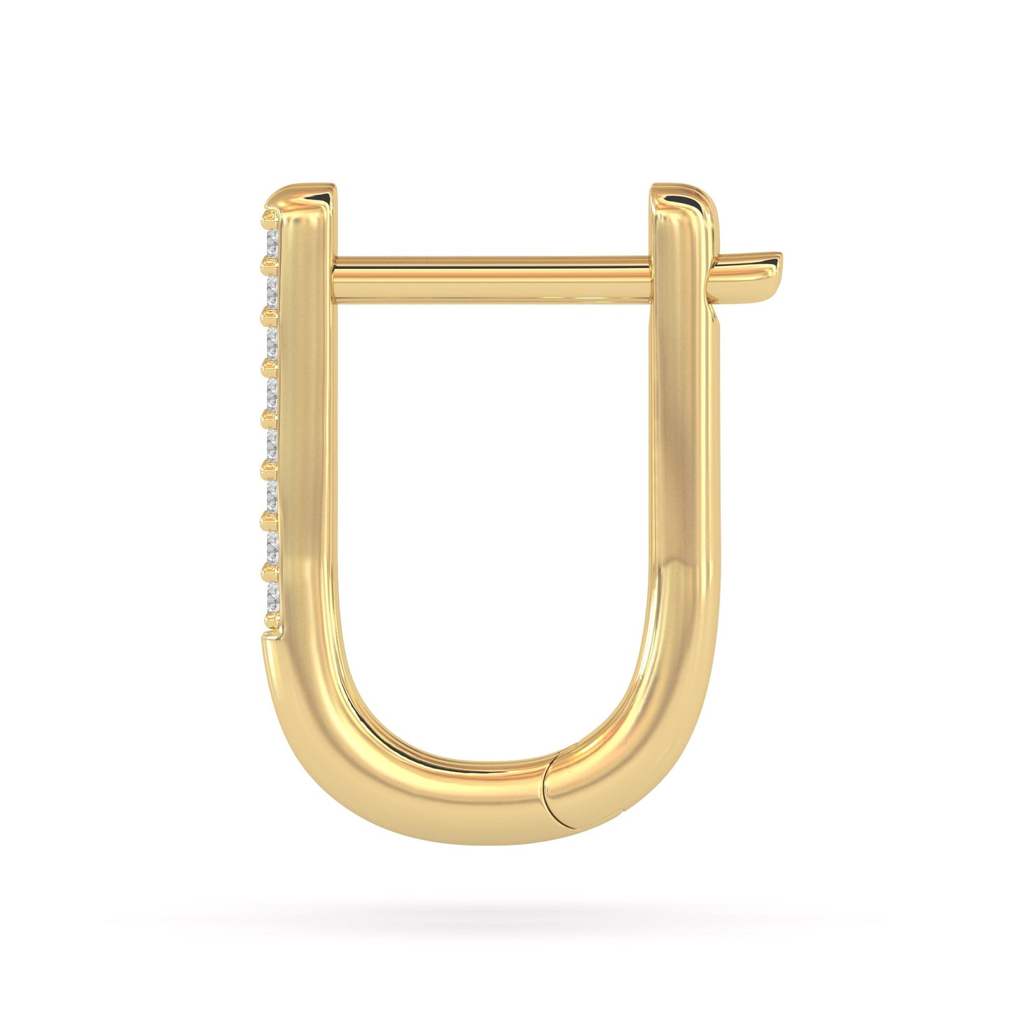 Diamond Hoop Earrings