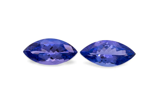Purple/Blue Tanzanite Pair 1.99ct