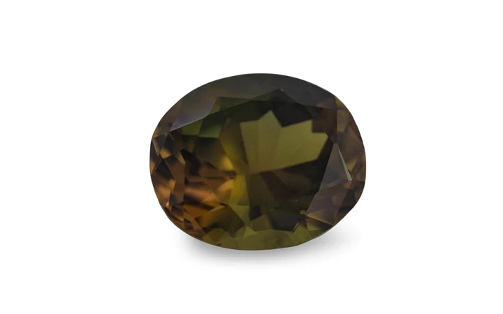 Green/Brown Australian Parti Sapphire 11.09ct