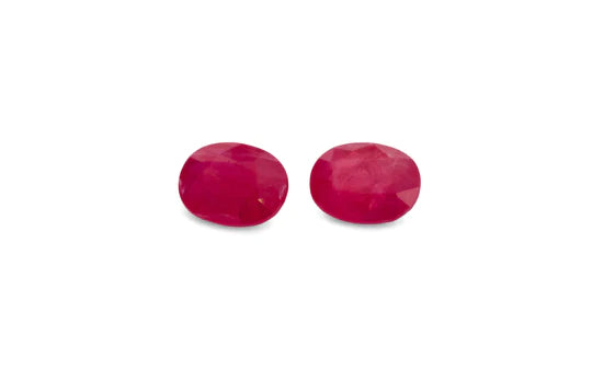 Burmese Ruby Pair 3.92ct