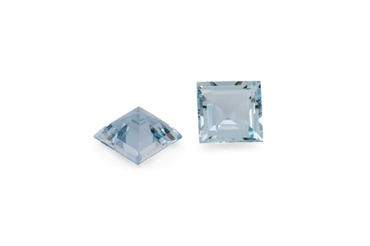 Pale Blue Aquamarine Pair 9.33ct