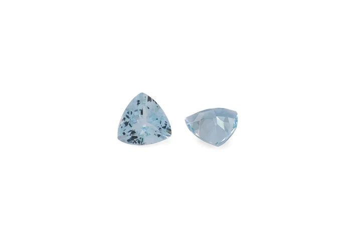 Pale Blue Aquamarine Pair 4.06ct
