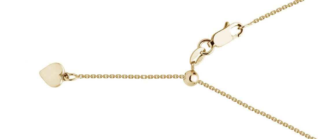 9 Karat Yellow Gold Extendable Chain