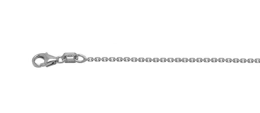 18 Karat Gold Diamond Cut Trace Chain