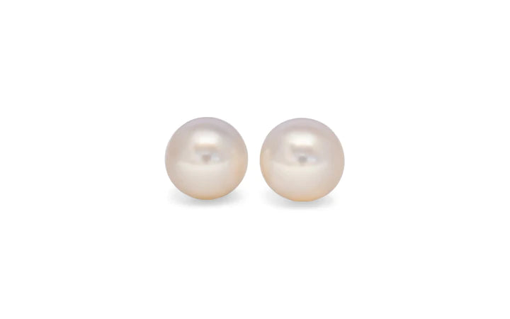 White South Sea Pearl Pair 9.8mm