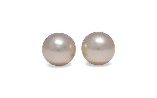 White South Sea Pearl Pair 11.0mm