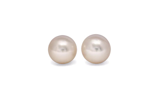 White South Sea Pearl Pair 11.2mm