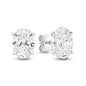 2.8ct LG Oval Cut Stud Earrings