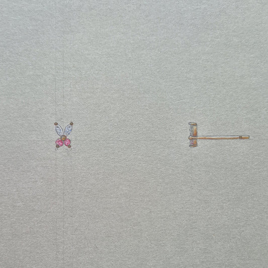 LG Butterfly Stud Earrings inc Butterfly backings