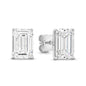3ct LG Emerald Cut Stud Earrings