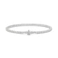 18kt Gold 3ct Natural Round Cut Diamond Tennis Bracelet