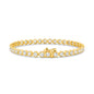 4.9ct Lab-Grown Round Cut Tennis Bracelet