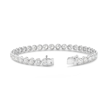 6.5ct Lab-Grown Round Cut Tennis Bracelet