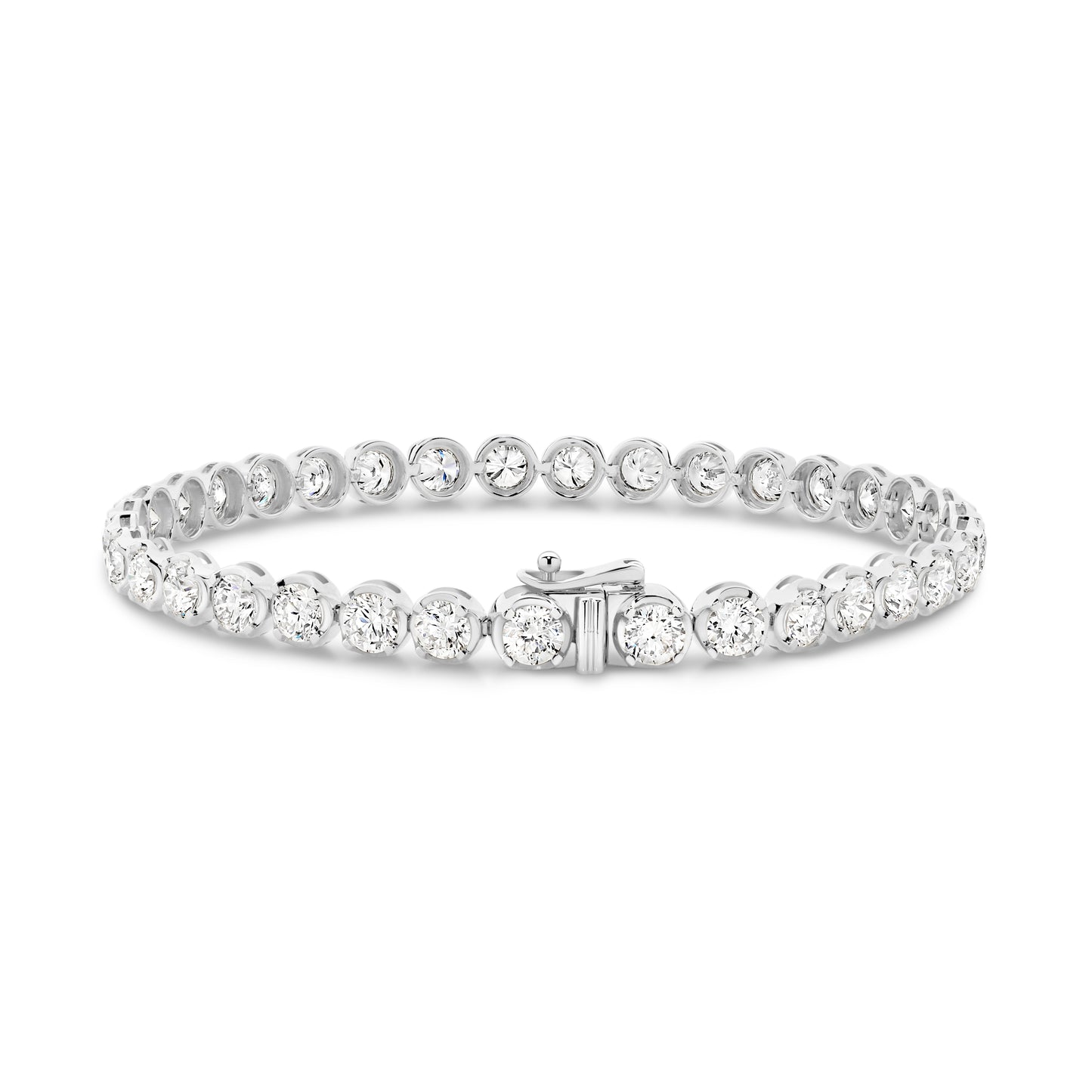 6.5ct Lab-Grown Round Cut Tennis Bracelet
