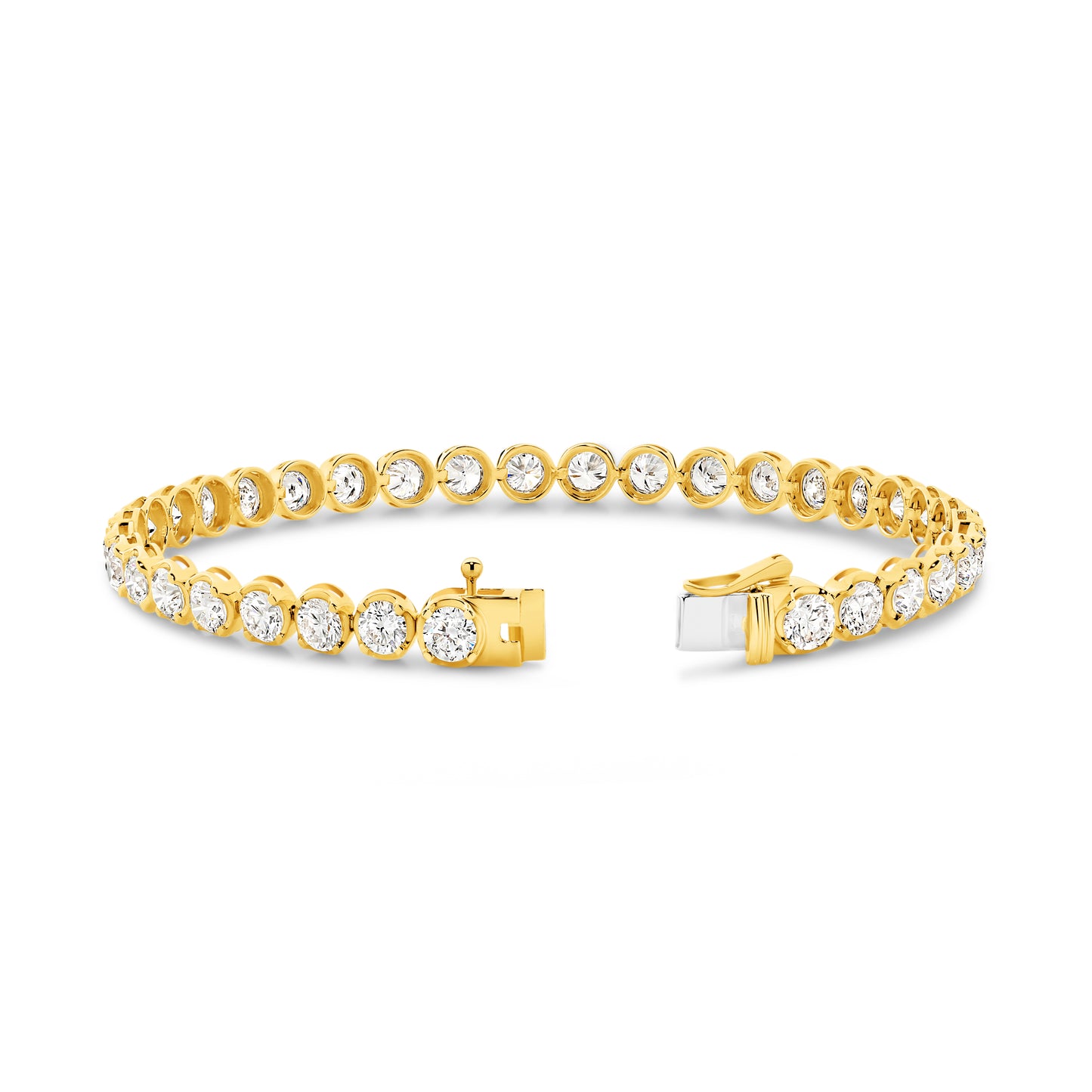 6.5ct Lab-Grown Round Cut Tennis Bracelet