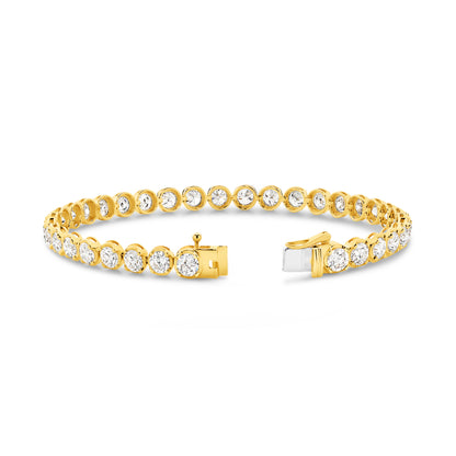 6.5ct Lab-Grown Round Cut Tennis Bracelet