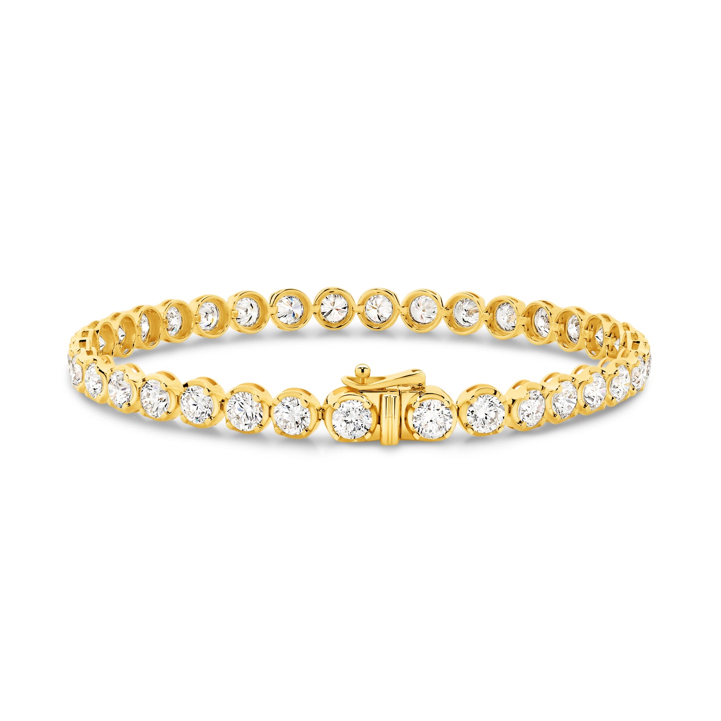 6.5ct Lab-Grown Round Cut Tennis Bracelet