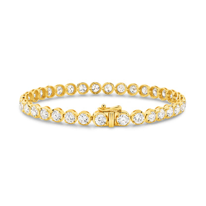 6.5ct Lab-Grown Round Cut Tennis Bracelet