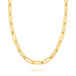 18ct Yellow Gold Paperclip Chain
