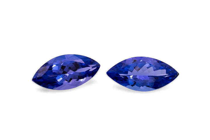 Purple/Blue Tanzanite Pair 1.99ct