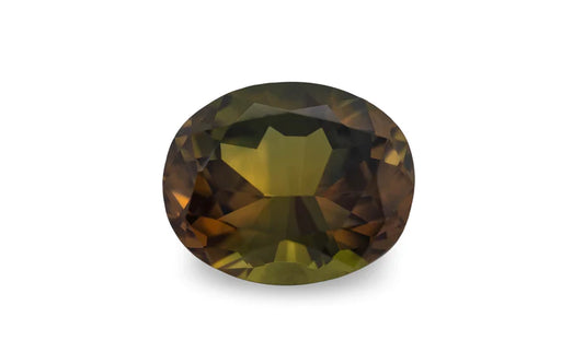 Green/Brown Australian Parti Sapphire 11.09ct