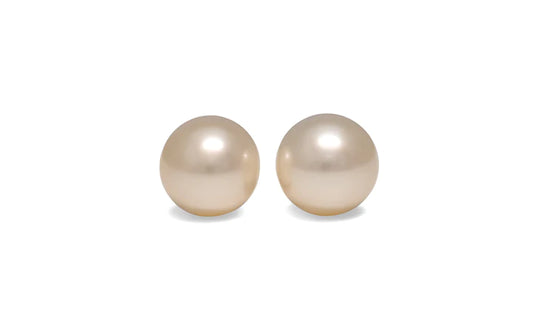 White South Sea Pearl Pair 8.7mm