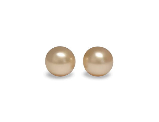 Golden South Sea Pearl Pair 10.3mm