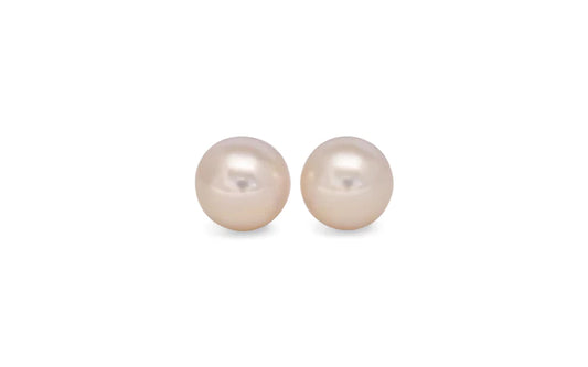 White South Sea Pearl Pair 9.5mm
